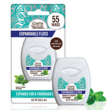 Load image into Gallery viewer, Peppermint Flavored Expandable Dental Floss - 55 Yards
