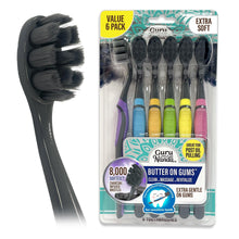 Load image into Gallery viewer, Butter on Gums Charcoal Toothbrush (6-Count)
