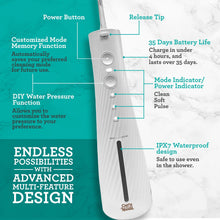 Load image into Gallery viewer, Lion &amp; Lamb 2.0 Portable Toothbrush &amp; Water Flosser - White
