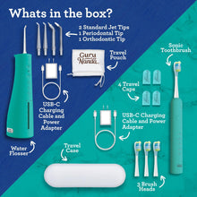 Load image into Gallery viewer, Lion &amp; Lamb 2.0 Portable Toothbrush &amp; Water Flosser - Teal
