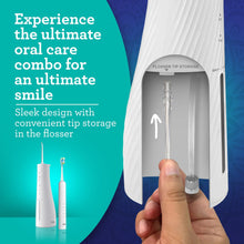 Load image into Gallery viewer, Lion &amp; Lamb 2.0 Portable Toothbrush &amp; Water Flosser - White
