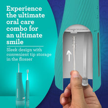 Load image into Gallery viewer, Lion &amp; Lamb 2.0 Portable Toothbrush &amp; Water Flosser - Teal
