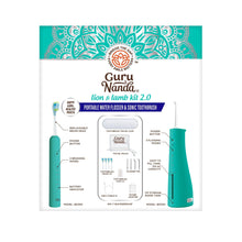 Load image into Gallery viewer, Lion &amp; Lamb 2.0 Portable Toothbrush &amp; Water Flosser - Teal
