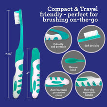 Load image into Gallery viewer, Folding Travel Toothbrush
