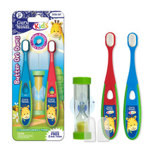 Load image into Gallery viewer, Kids Butter on Gums Toddler Toothbrush Set with Timer
