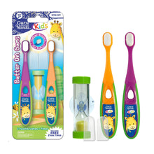 Load image into Gallery viewer, Kids Butter on Gums Toddler Toothbrush Set with Timer
