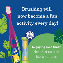 Load image into Gallery viewer, Kids Butter on Gums Toddler Toothbrush Set with Timer
