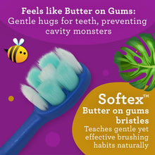 Load image into Gallery viewer, Kids Butter on Gums Toothbrush - 4 Pack
